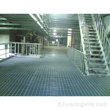Piattaforma pavimenti a passerella in metallo